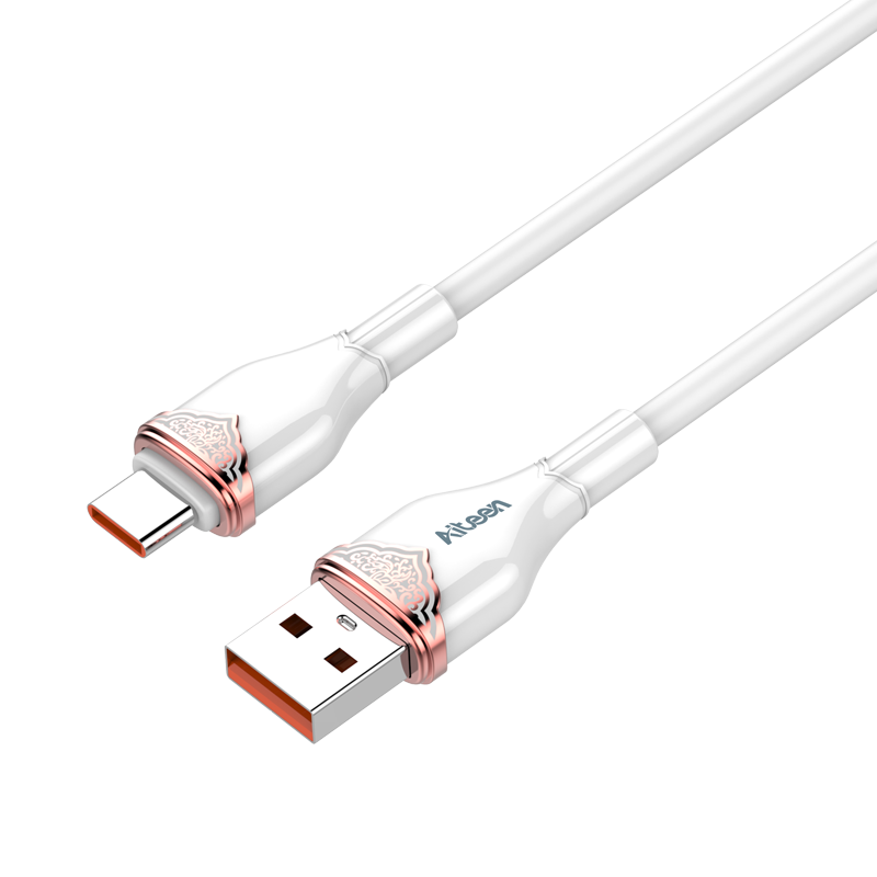 A18-CW Type-C Data Cable 1m 30W Fast Charging White Color